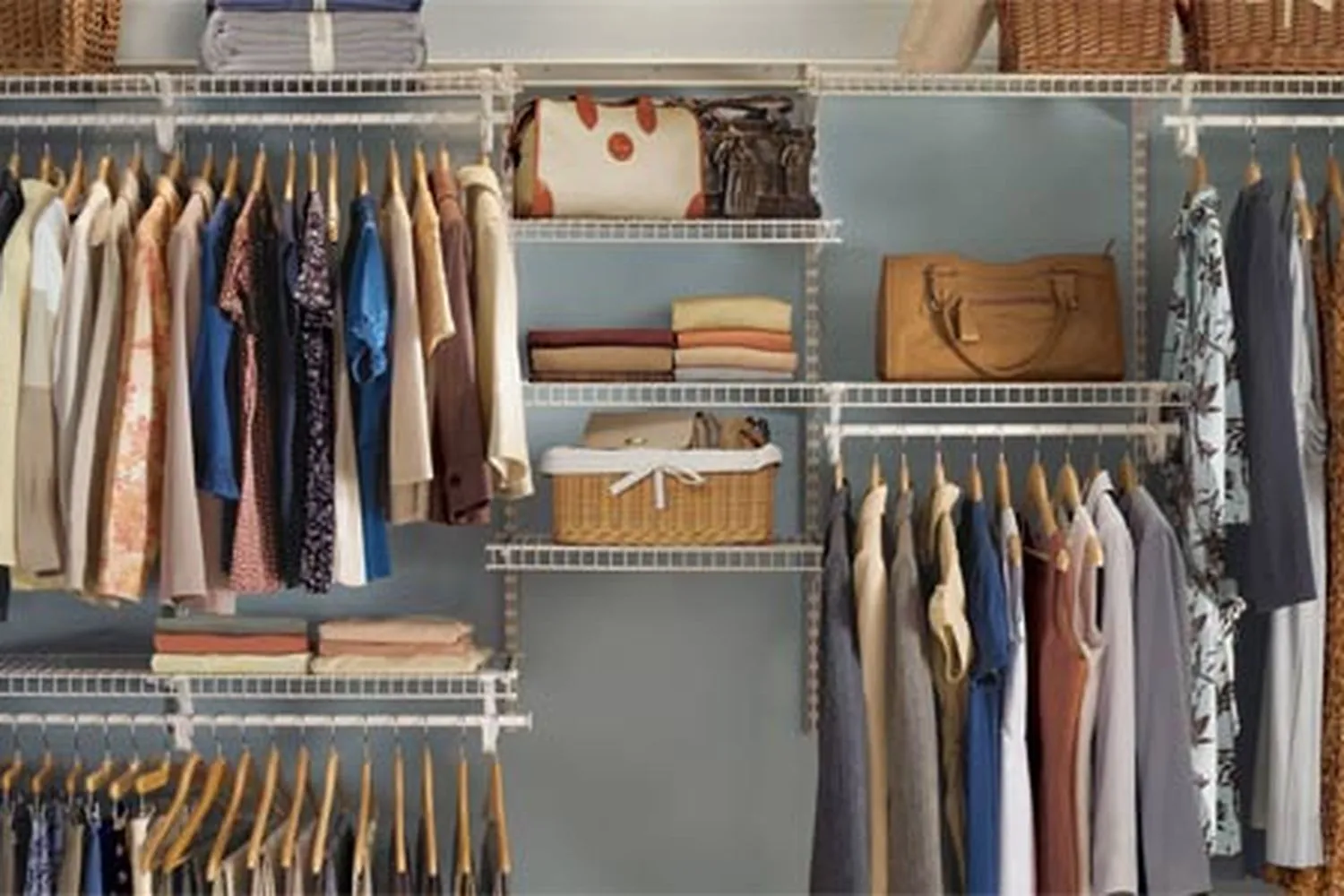 a closet organization system