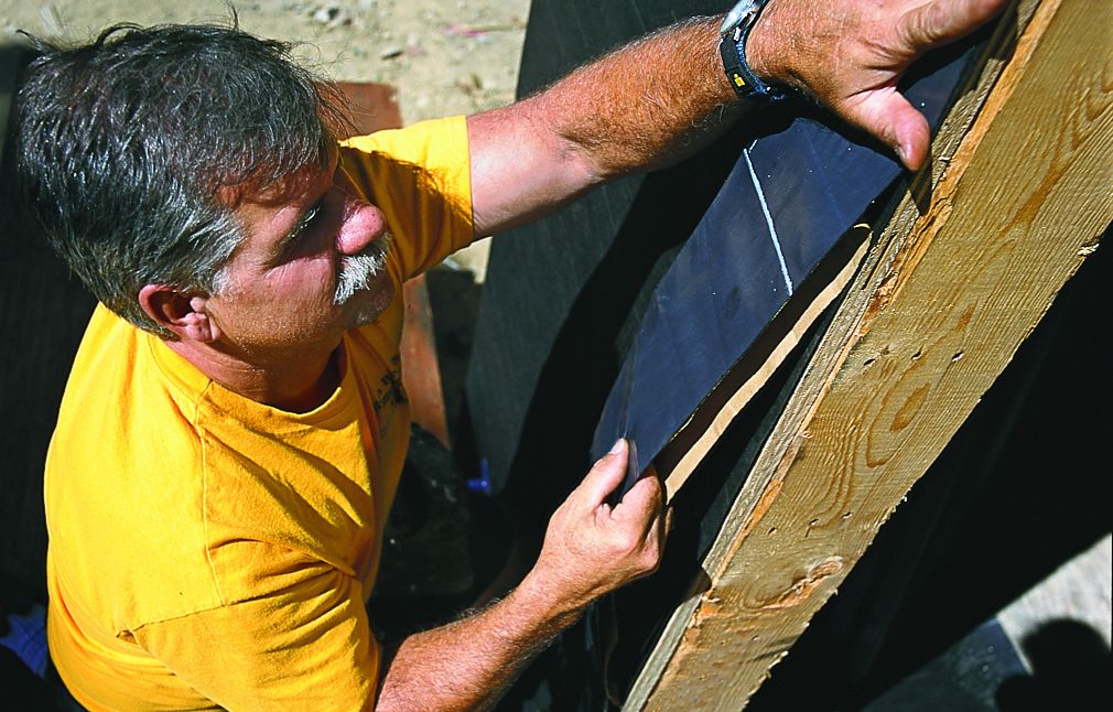 applying a barrier before installing a window