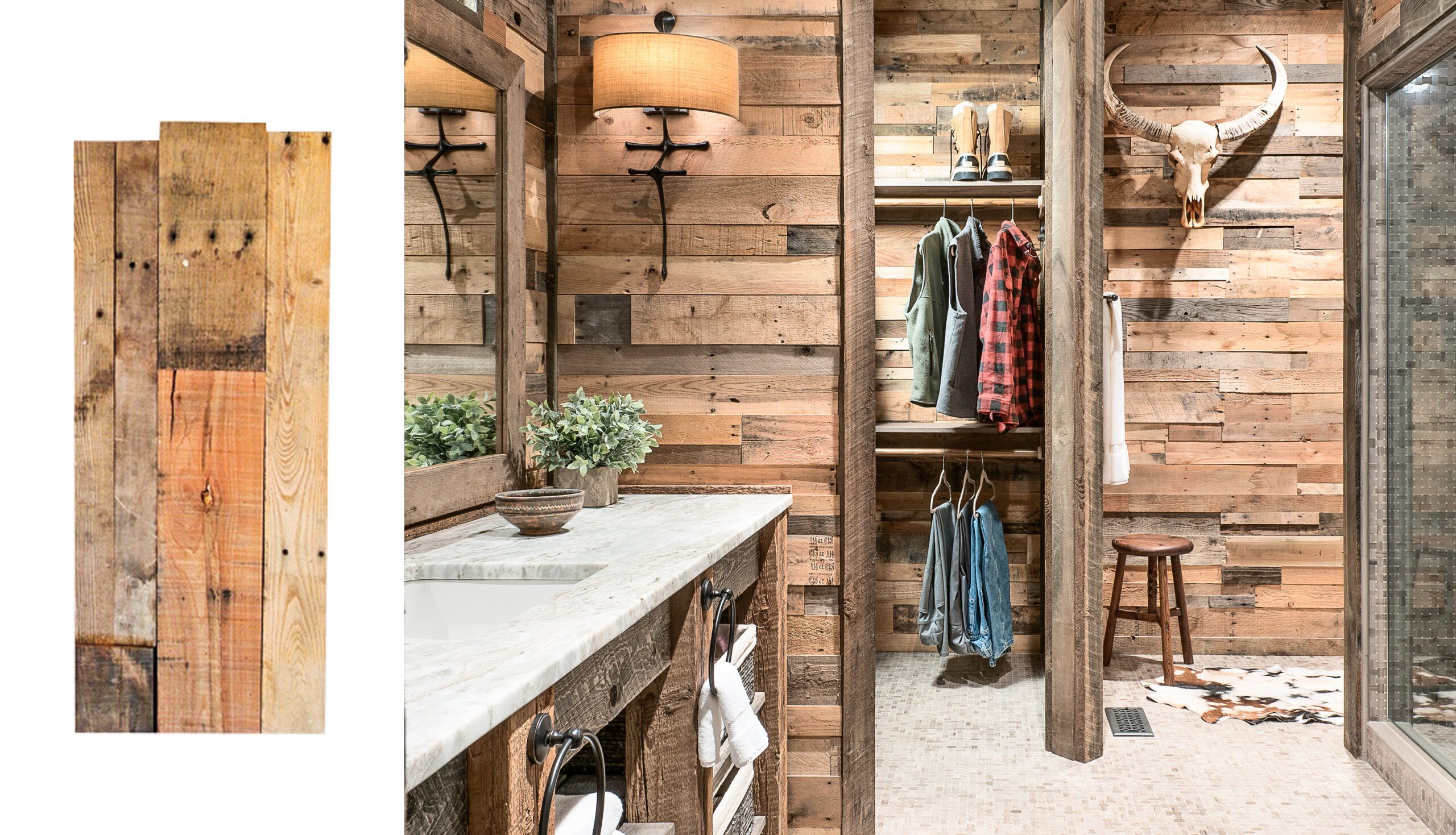 how to install rustic wood paneling on walls