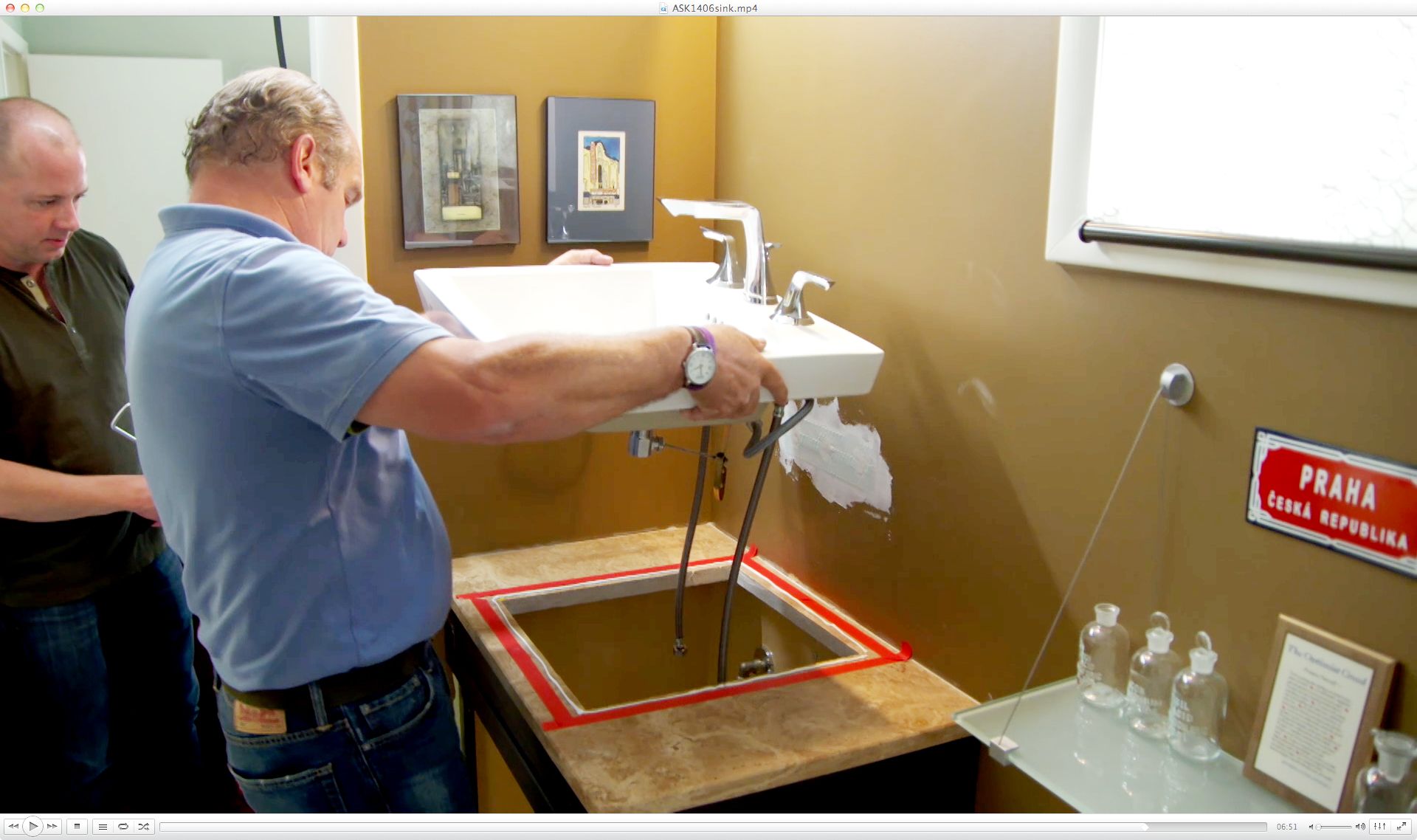 How To Replace a Vessel Sink with a SelfRimming Sink This Old House