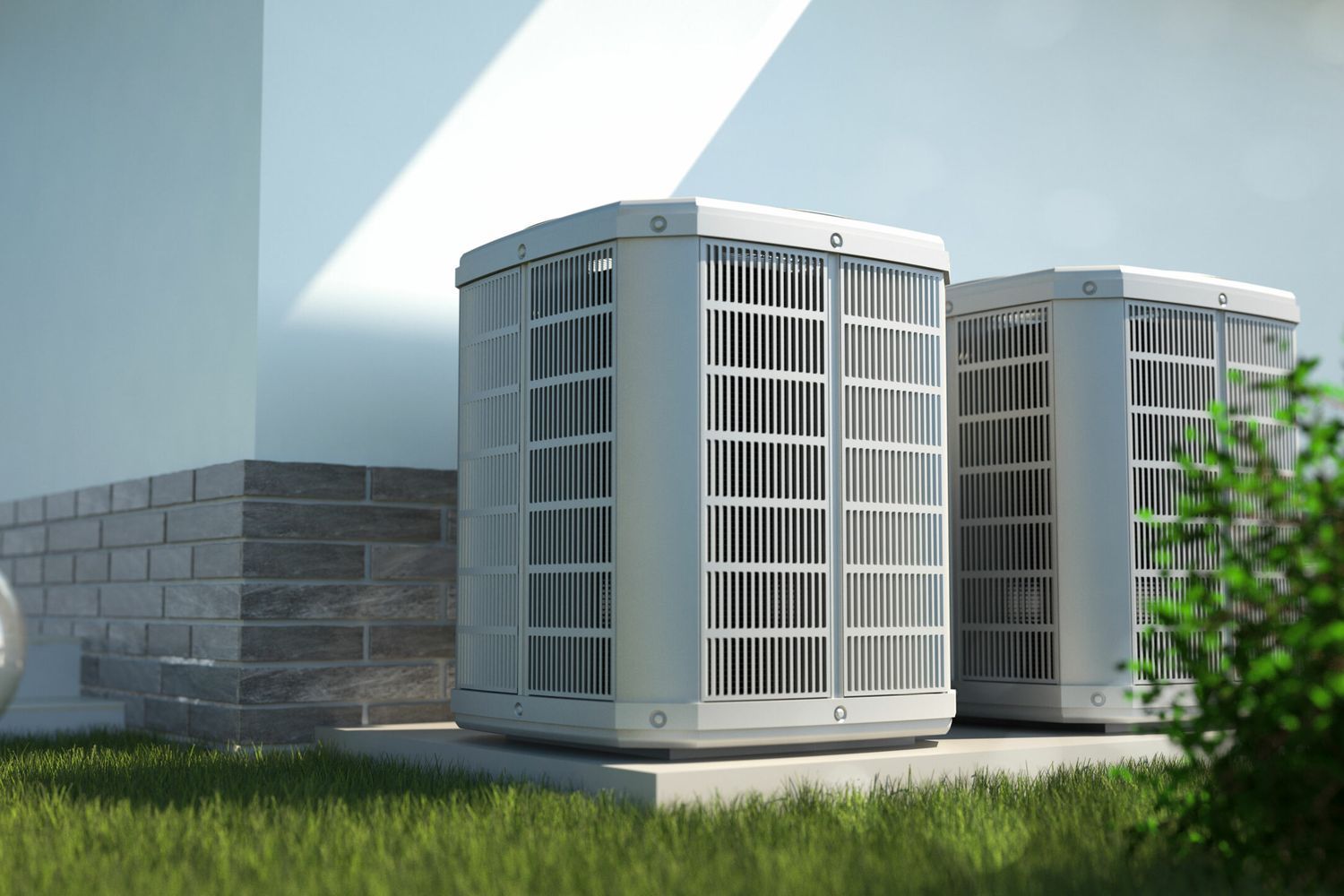 Photo of a central air conditioning unit