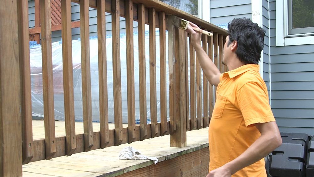 Mark Powers restores a weathered deck