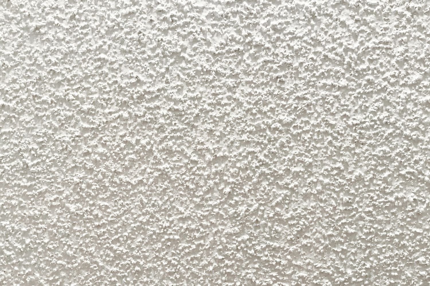 Popcorn ceiling painted white.