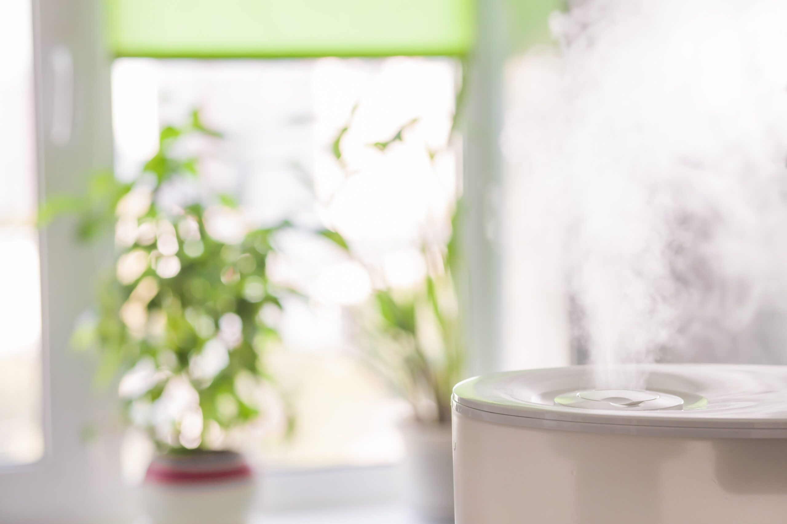 A air conditioner unit in a room.