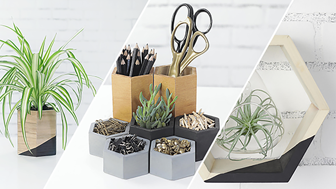 House One's Jenn Largesse makes geometric planters