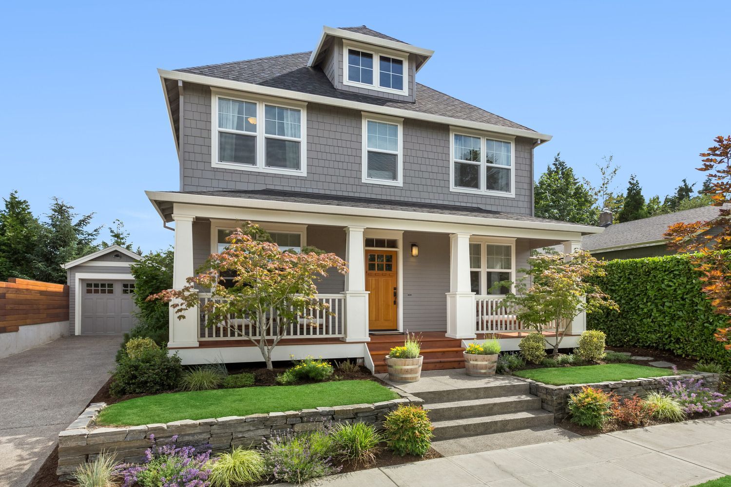 home after completing a renovation project