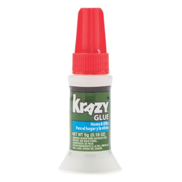 What's a good super glue that dries clear? I used Krazy glue and