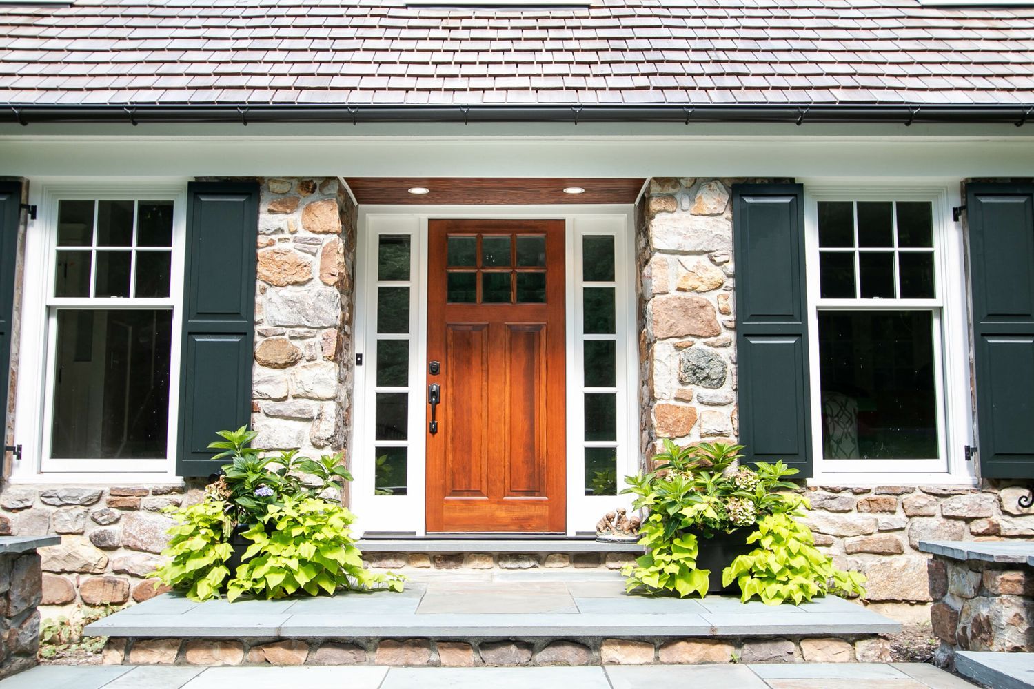Exterior front door.