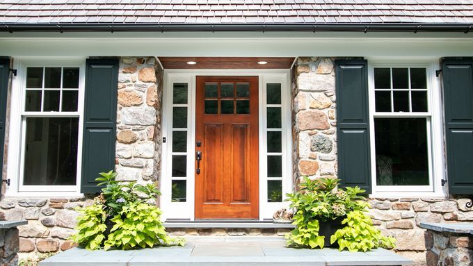 Exterior front door.