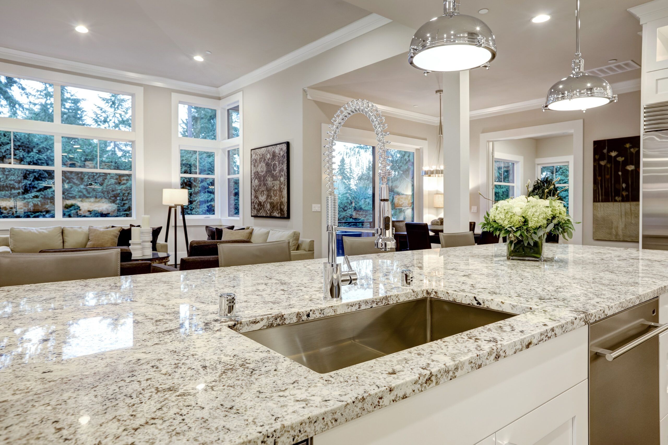 An image of granite countertops.