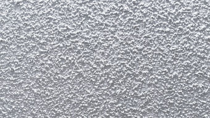 A popcorn ceiling in need of cleaning.