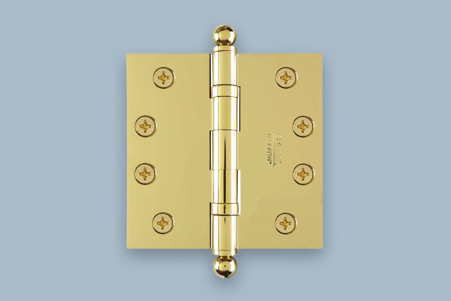 Emtek  Solid Brass Bearing Hinges in Satin Brass – unbuilt