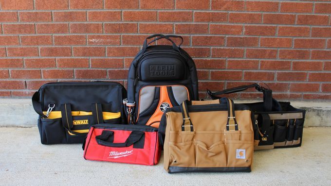 Lead image of the five best tool bags review and buying guide.