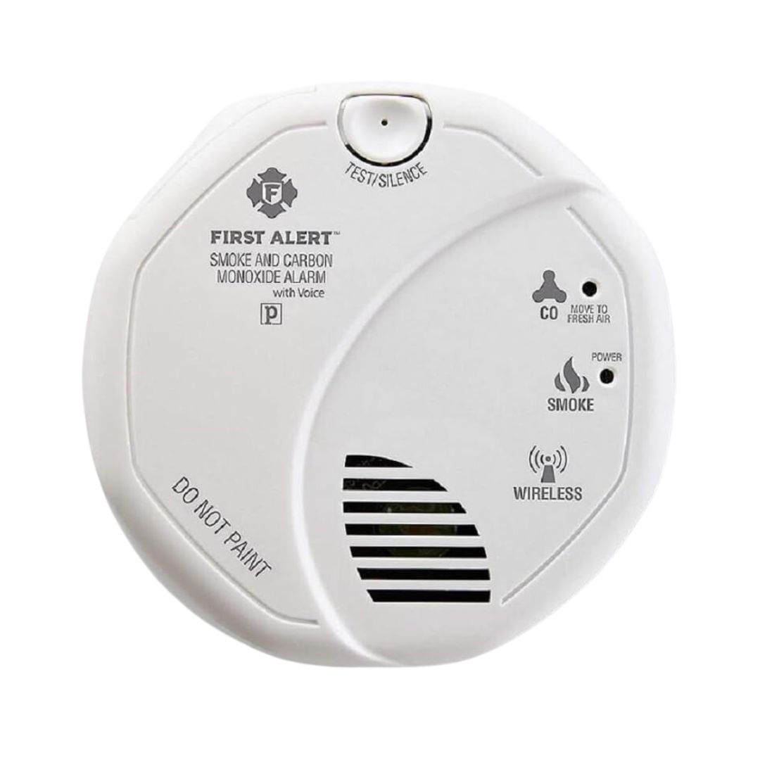 Smoke Detector and Carbon Monoxide Detector Logo
