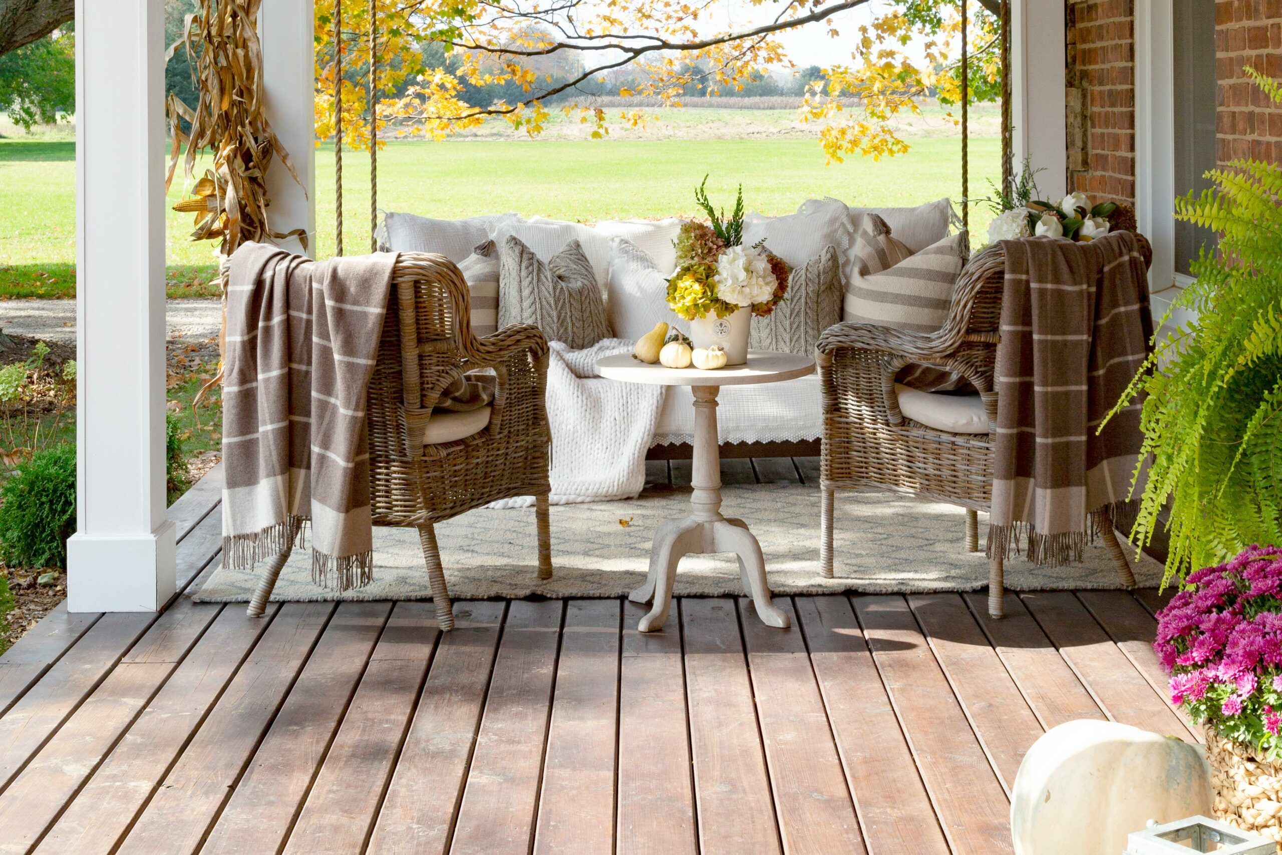 7 Easy Fall Porch Decor Ideas - This Old House