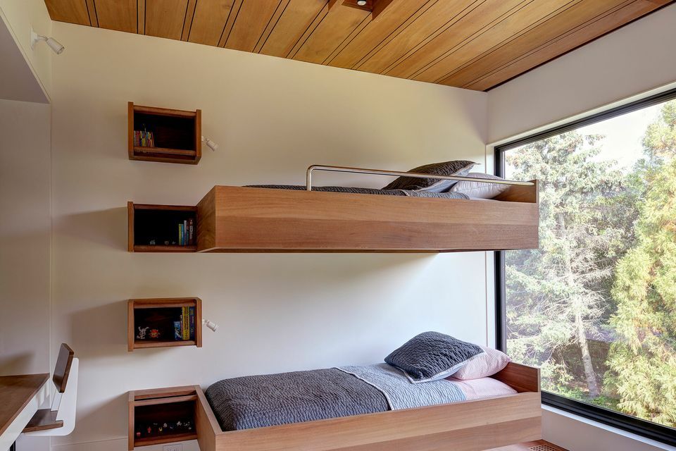 modern style bunk beds