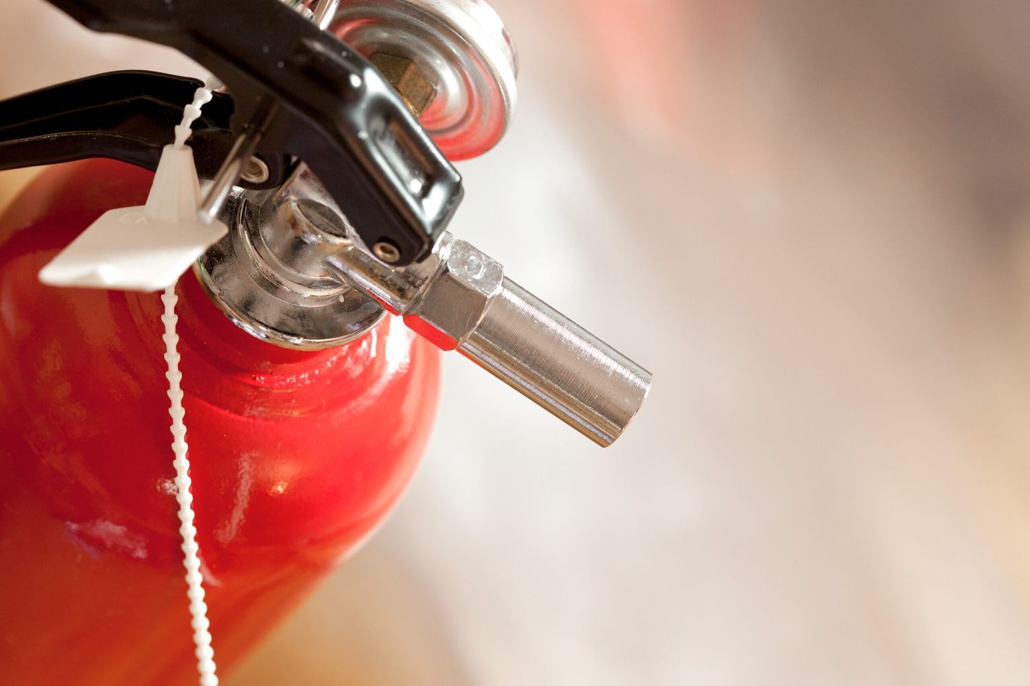 a fire extinguisher