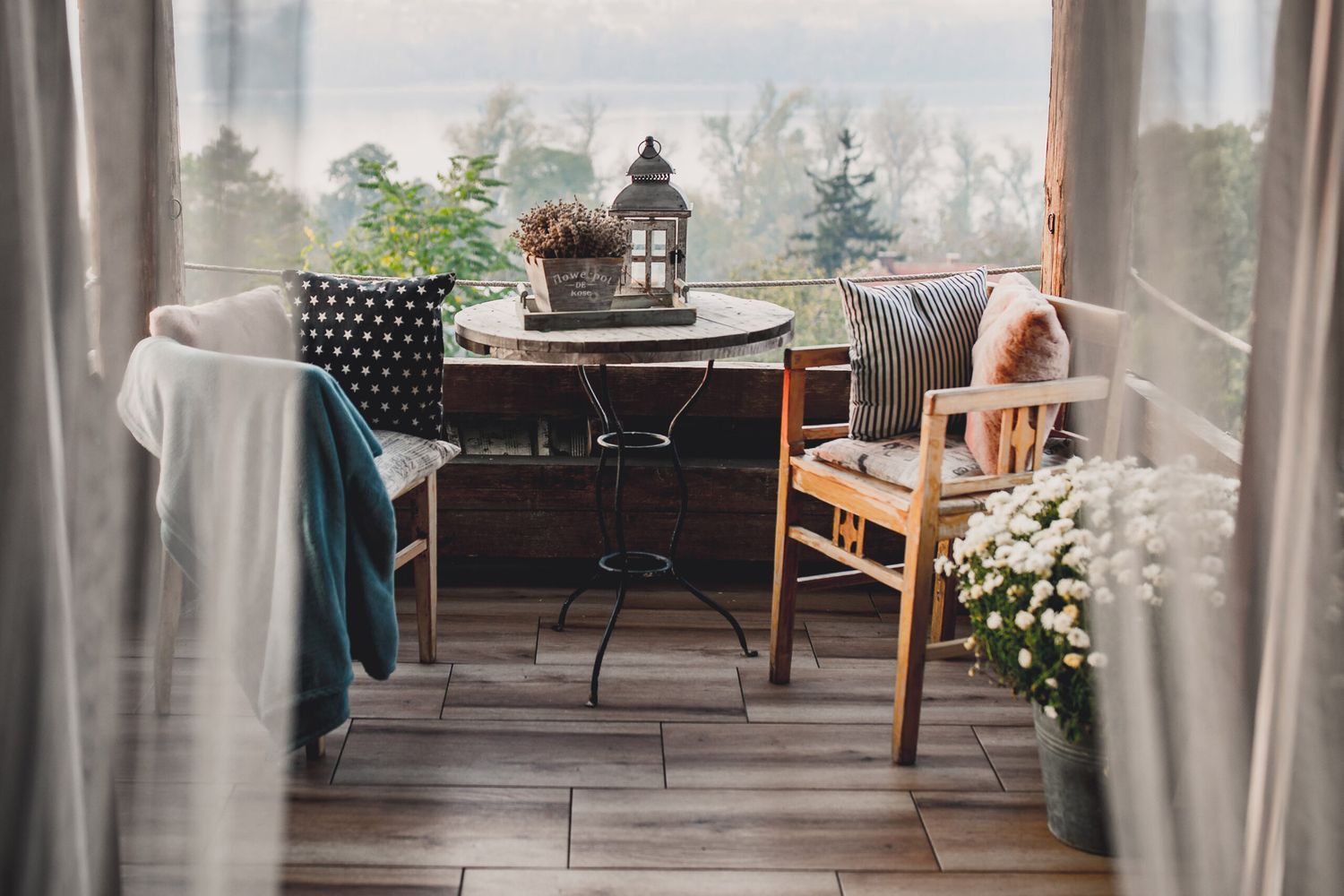 Image of a balcony transformed with unique design and style ideas