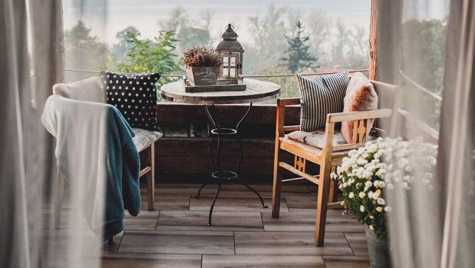 Image of a balcony transformed with unique design and style ideas