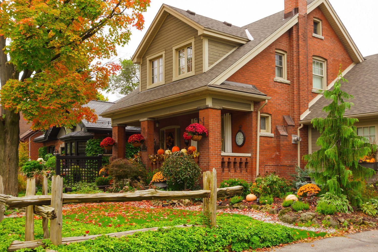 an exterior image of a large home