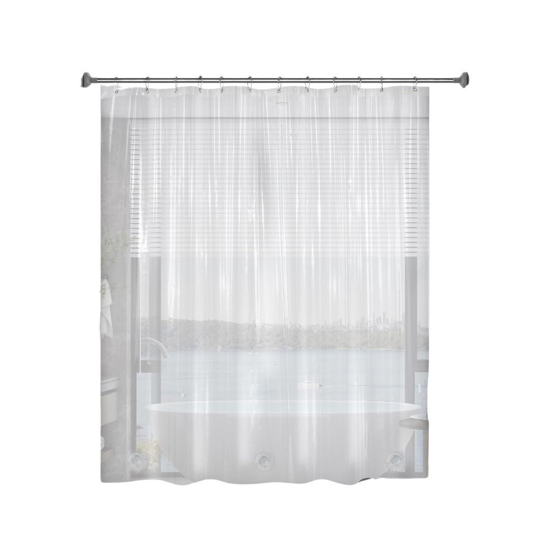 AmazerBath Plastic Shower Curtain Logo