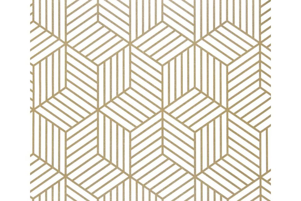Wenmer Hexagon Peel and Stick Wallpaper