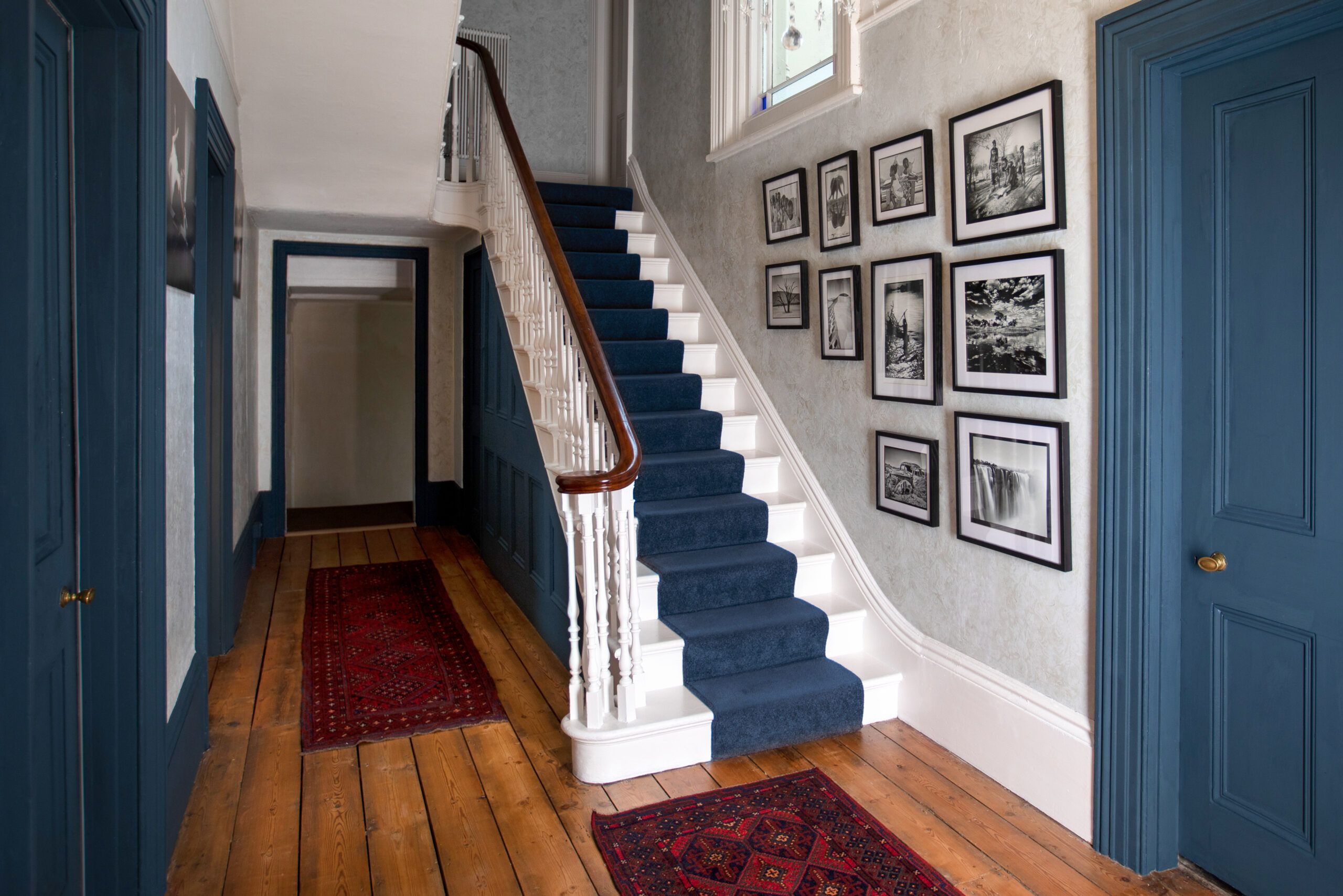 Gallery wall staircase on Pinterest