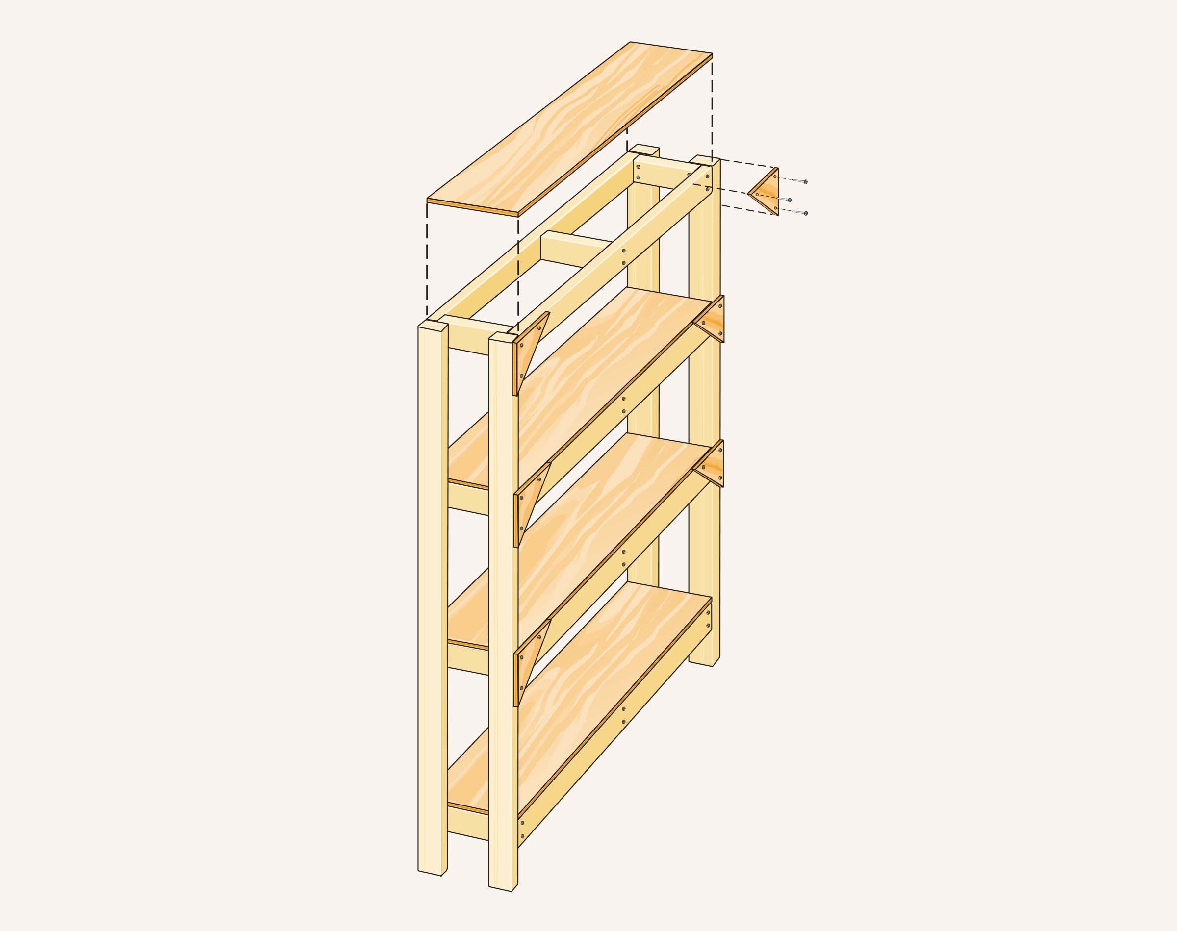 How to Build Easy DIY Storage Shelves 