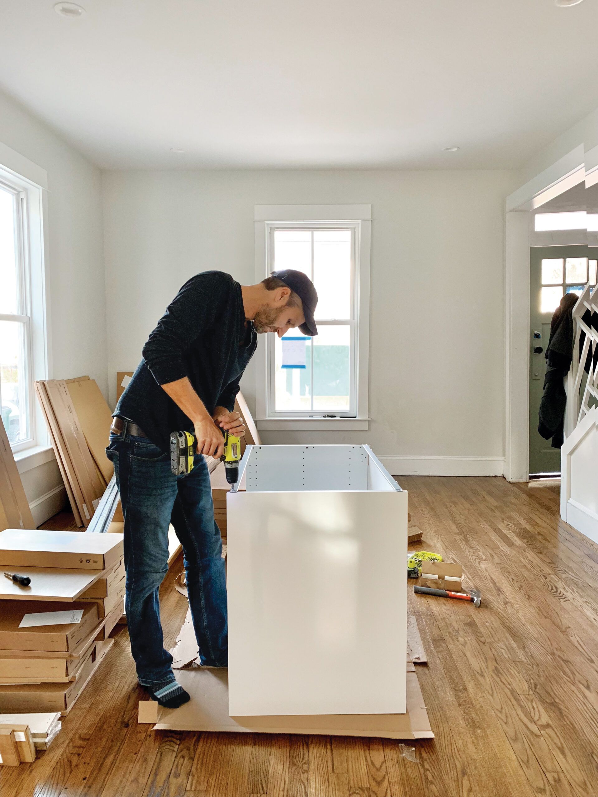 CUSTOM BUILT-IN: HOW TO INSTALL BASE CABINETS - Simply Aligned Home