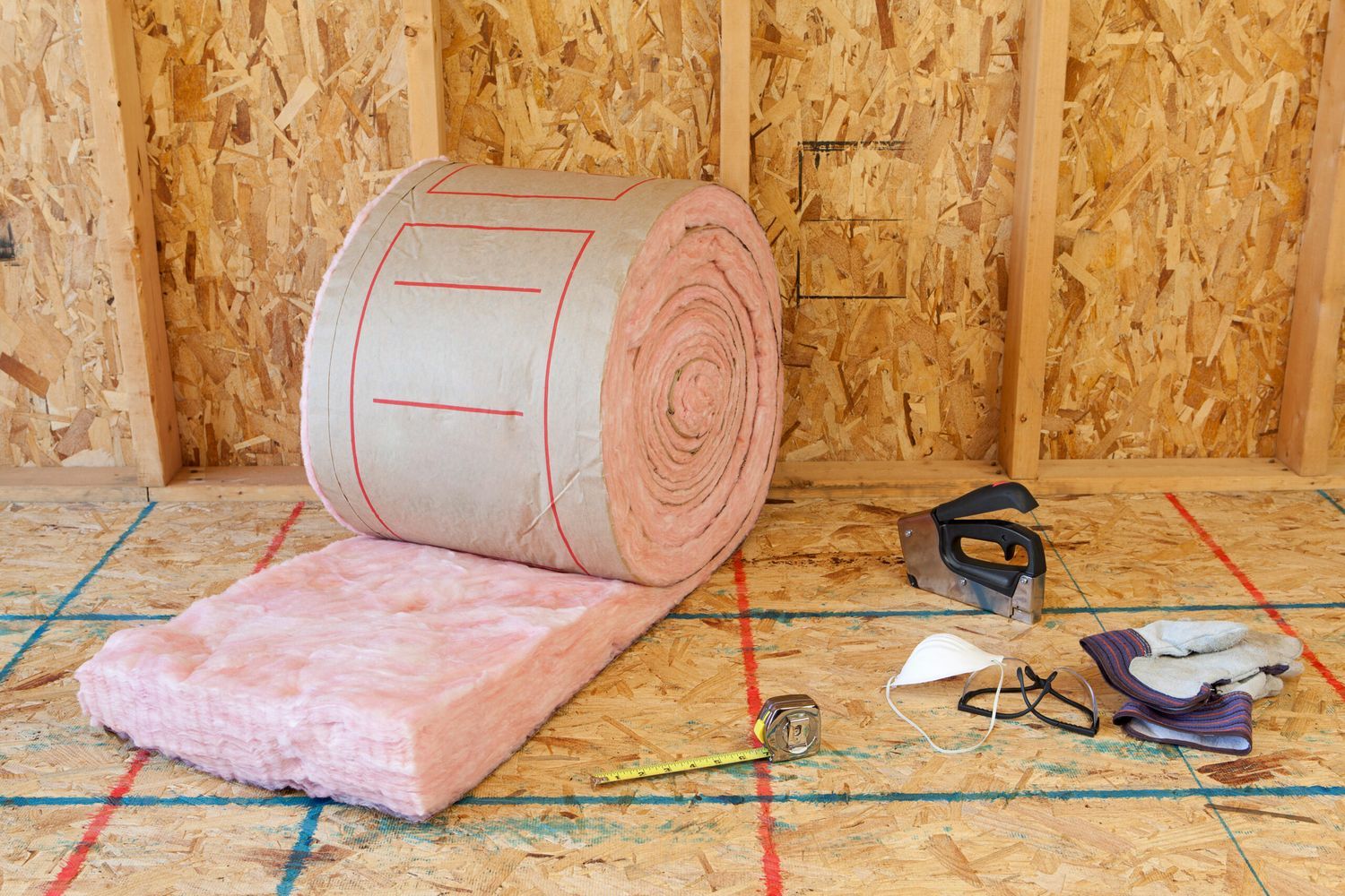 Insulating a crawl space