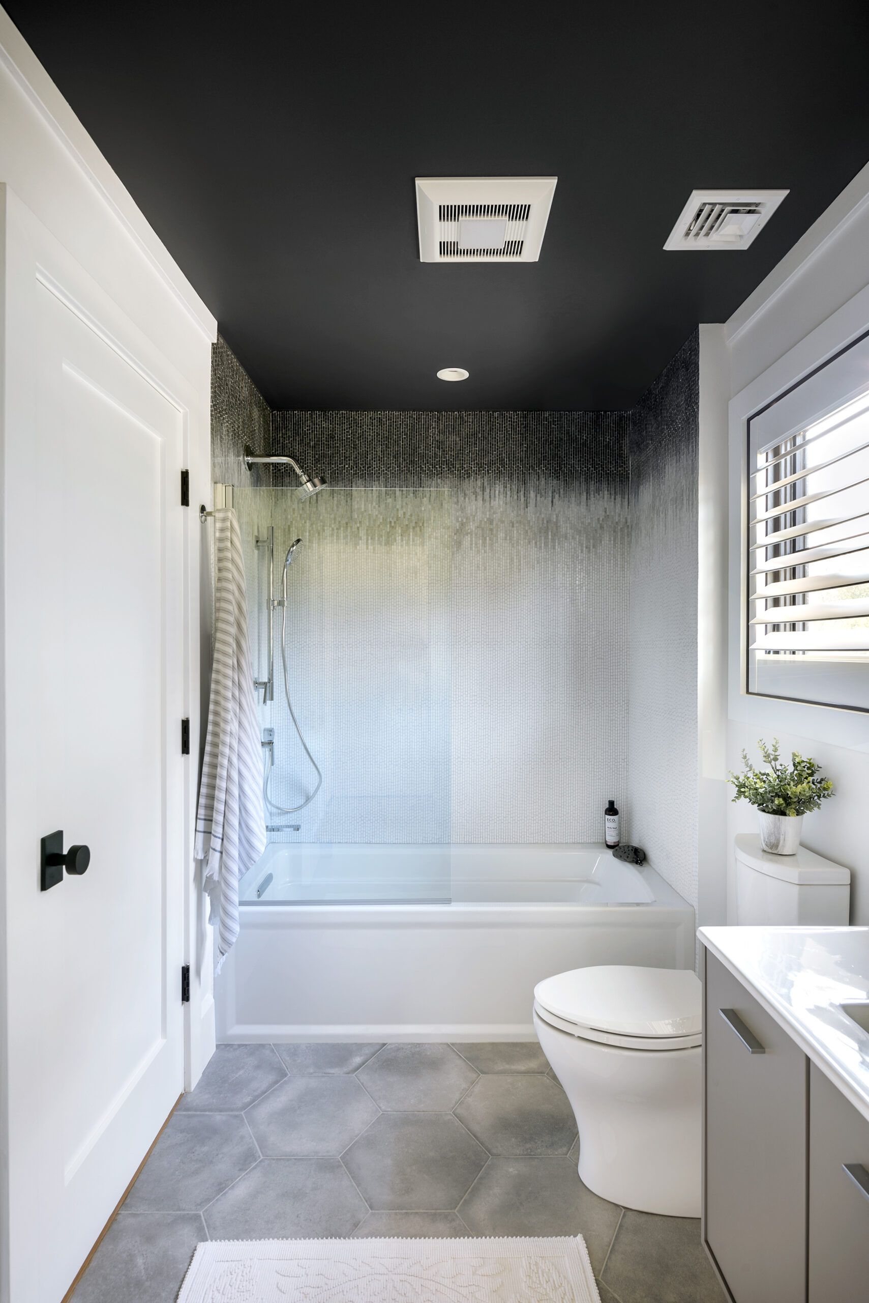 a tub and shower combo