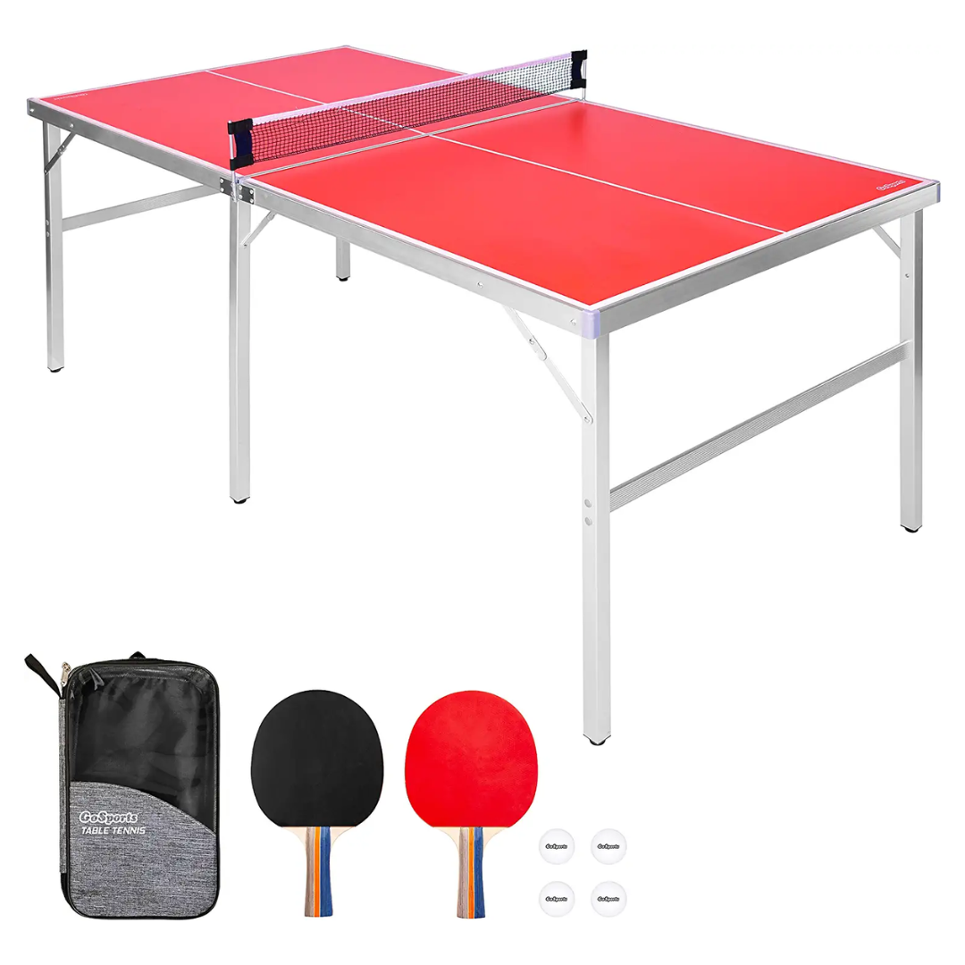 Joola Nova Outdoor Table Tennis Table - Foldable Outside Ping Pong Table  for Outdoor and Indoor Use - Waterproof Aluminum Surface with Weatherproof Ping  Pong Net and Post Set & Reviews