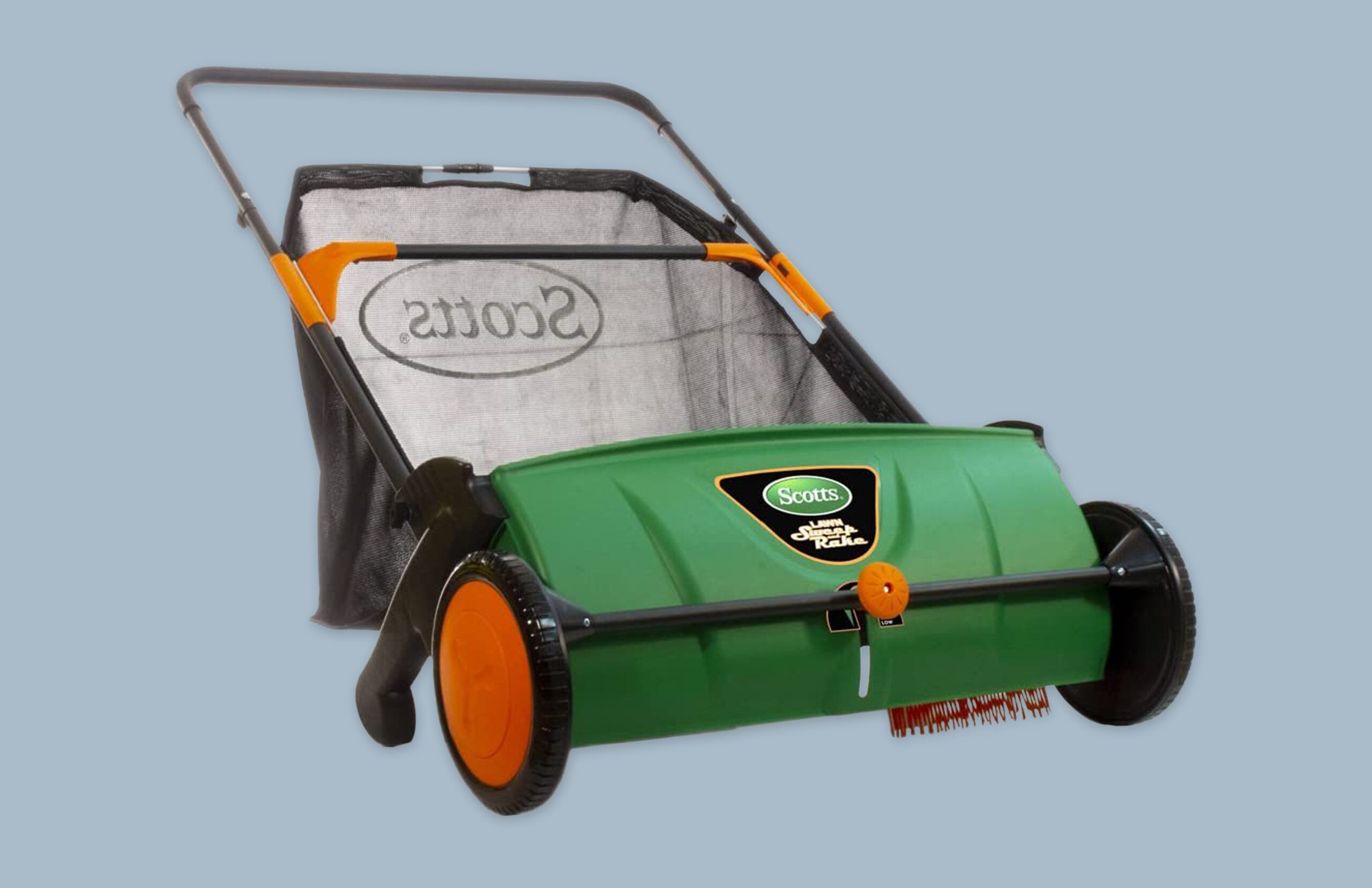 26-Inch Push Lawn Sweeper, with 3.6 Bushel Rear Collection Bag