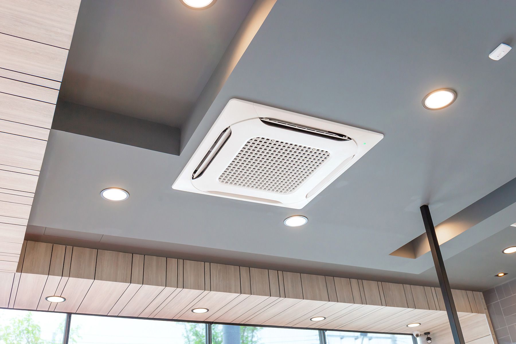 ductless air conditioning ceiling recessed