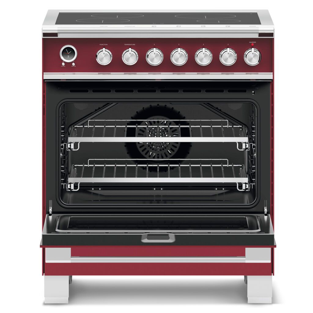 Red induction oven