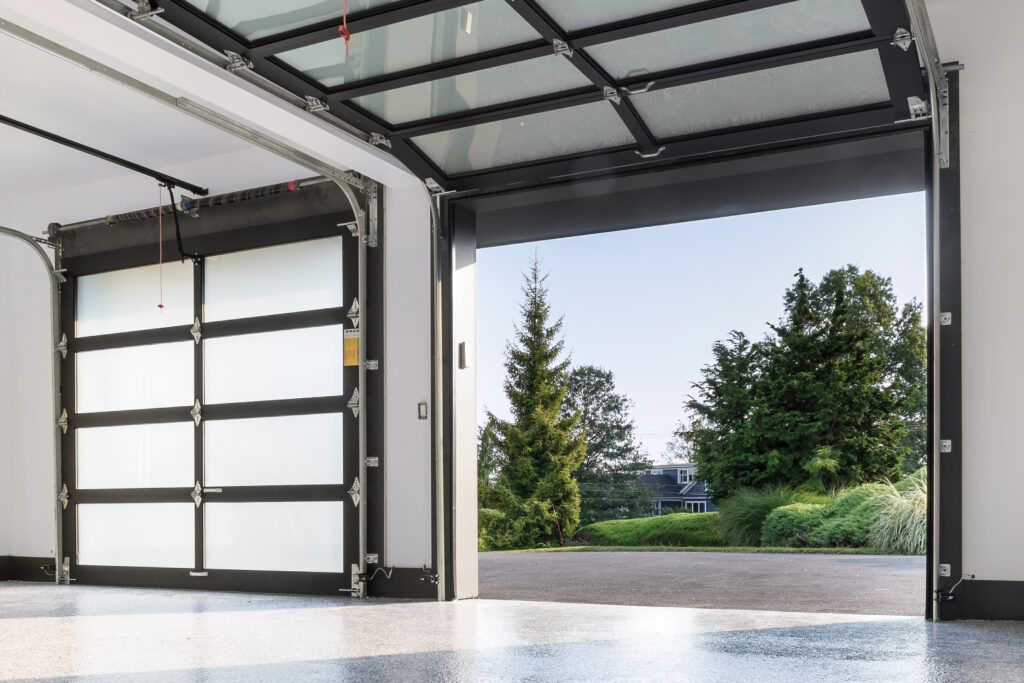 Open garage door