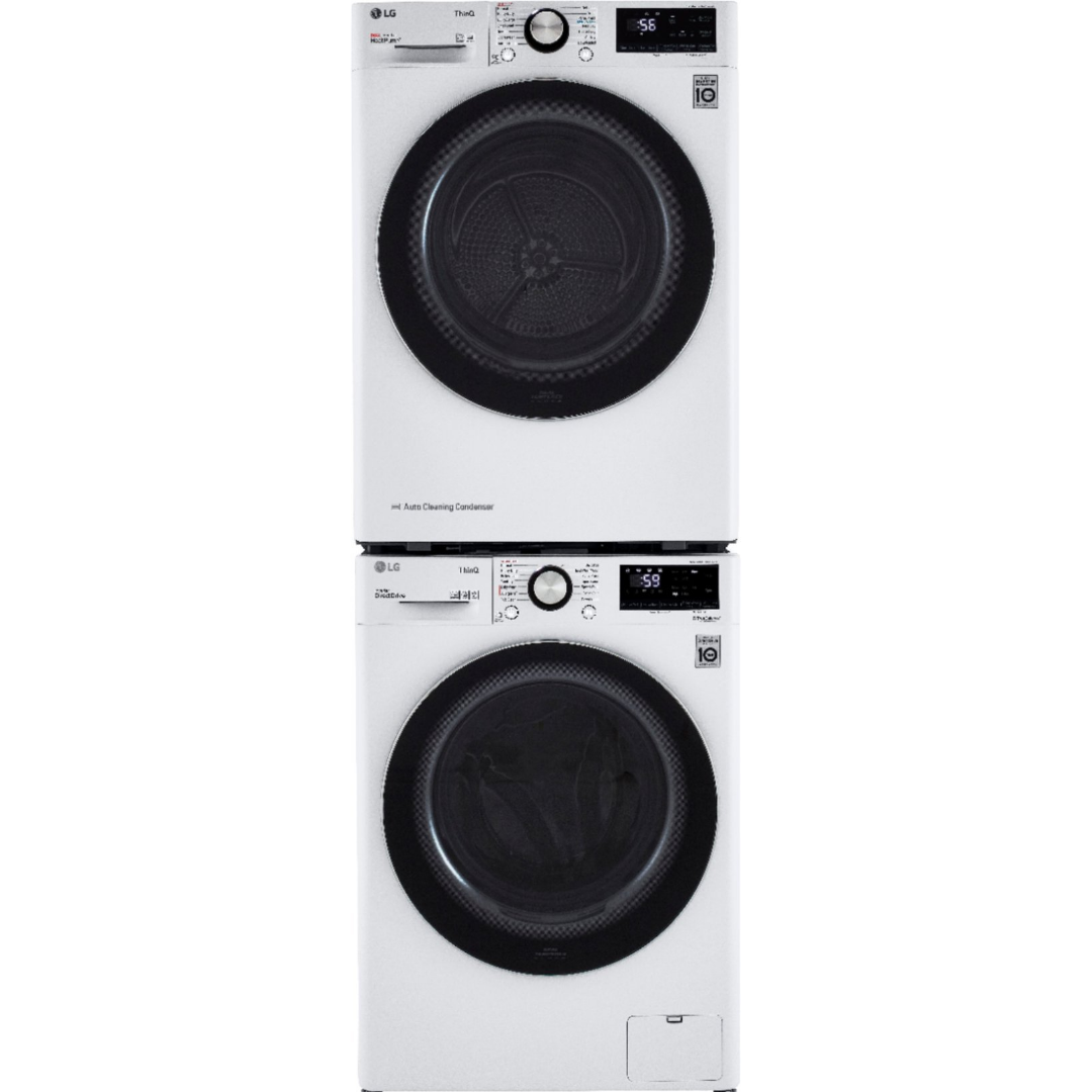 LG Stackable Smart Front-Load Washer and Dryer Logo
