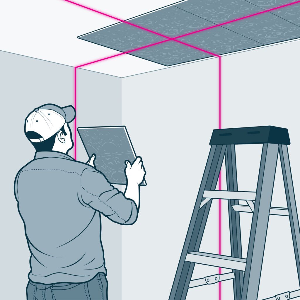 Laser level illustration 1