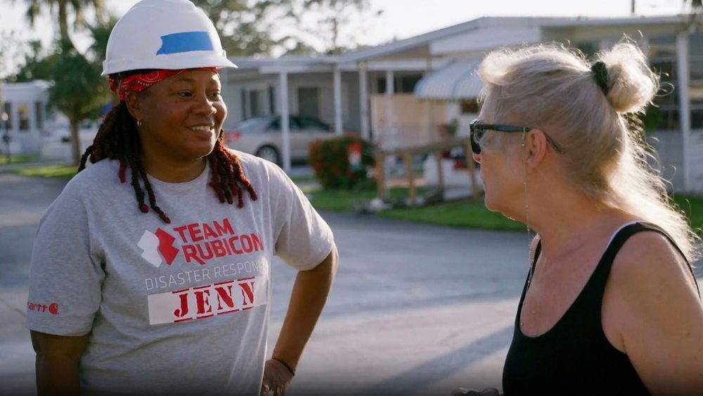 disaster relief with Team Rubicon after Hurricane Ian