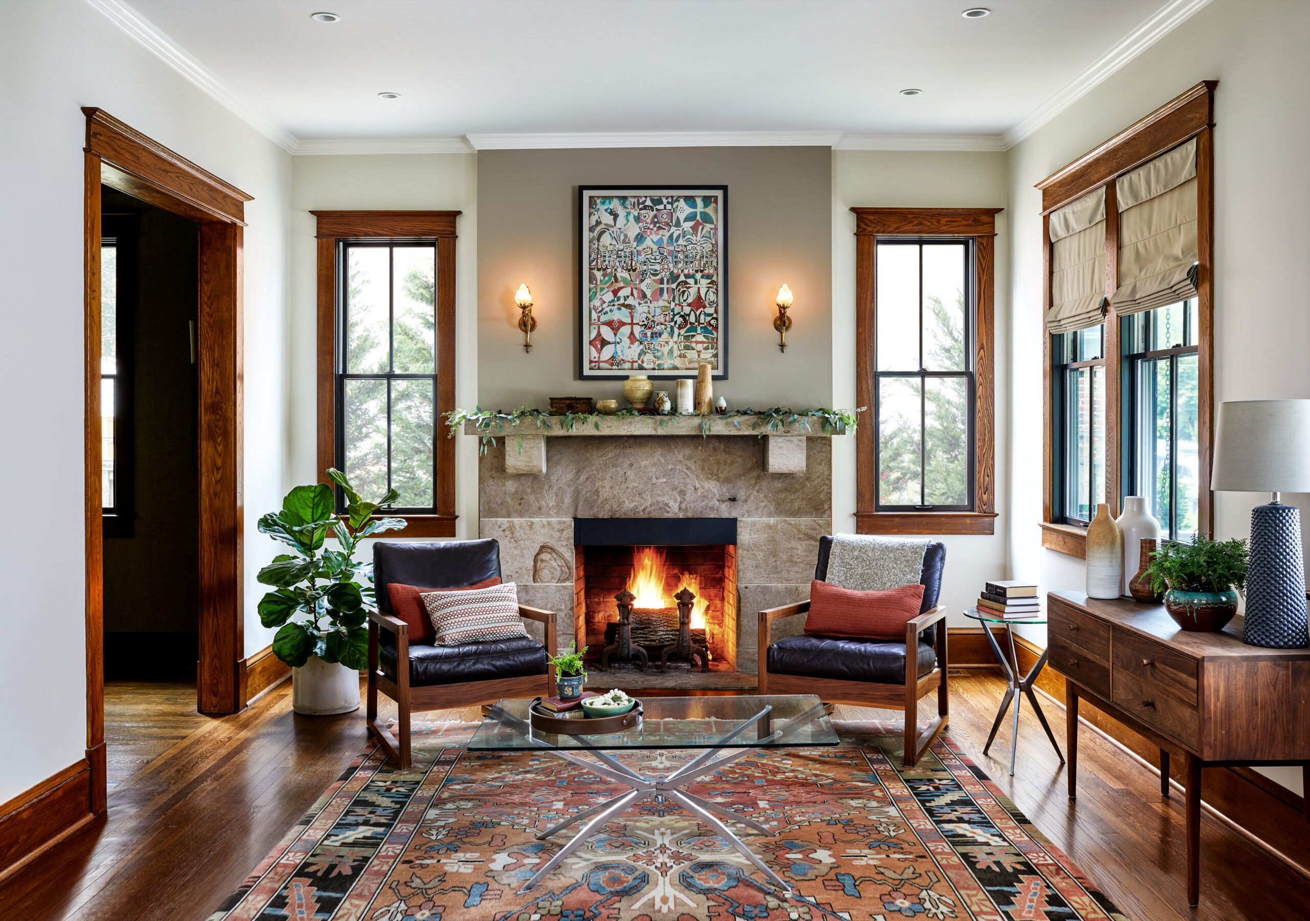 Craftsman living room