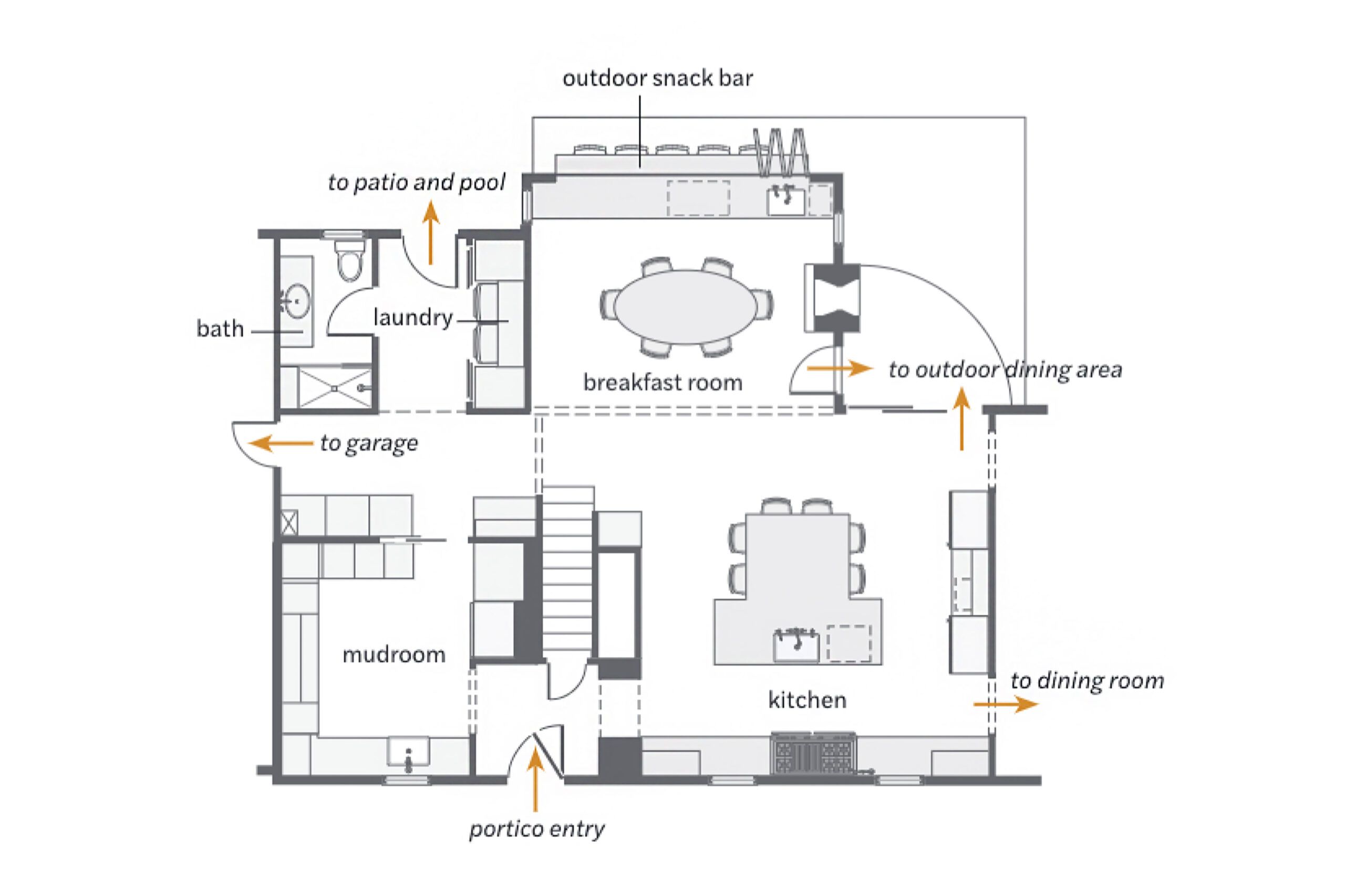 Remodeling a 1929 Classic Home in Westfield, NJ, Floor Plan, Home