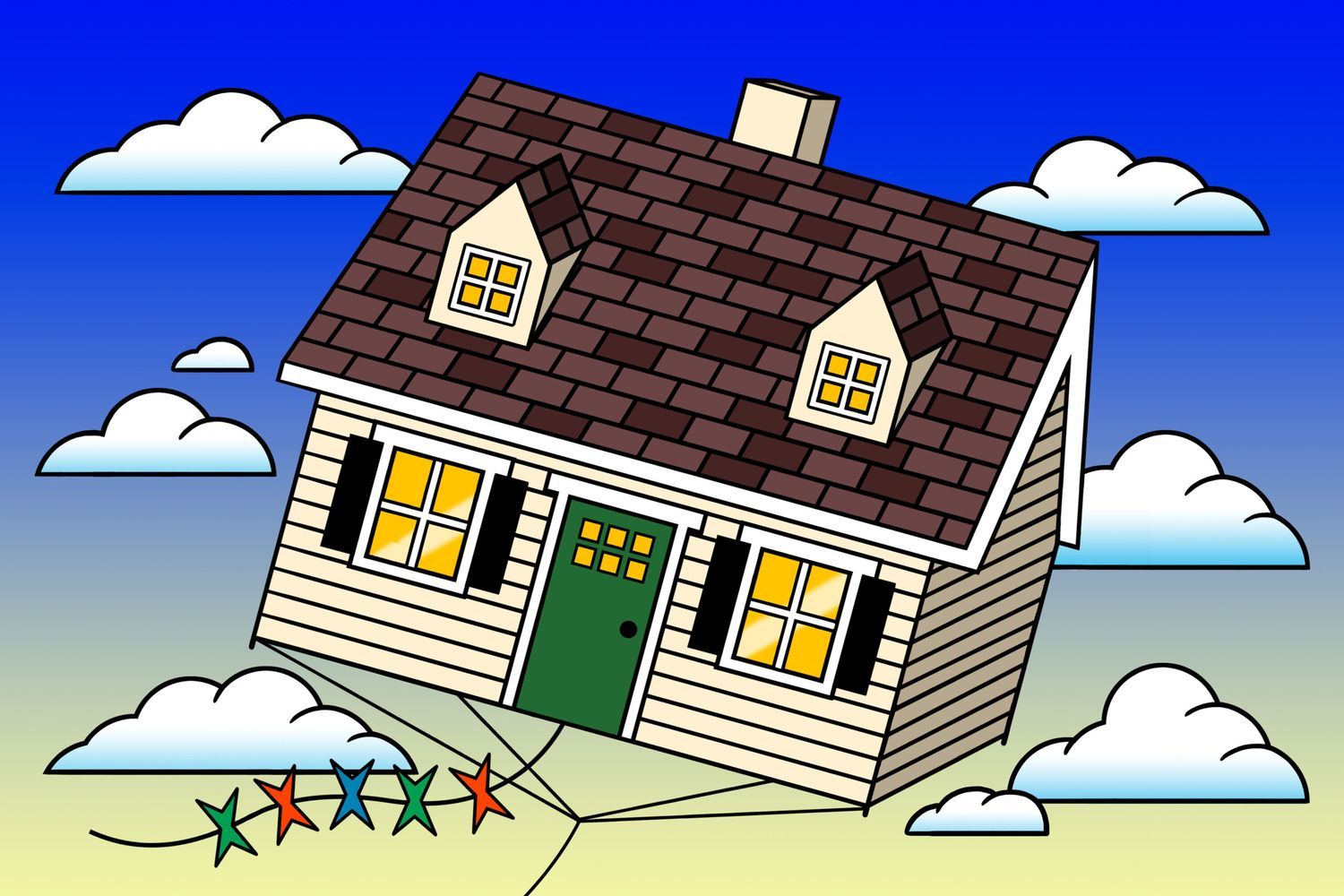 Navigating the rise in mortgage rates, Illustration, TOH, Fall 2023