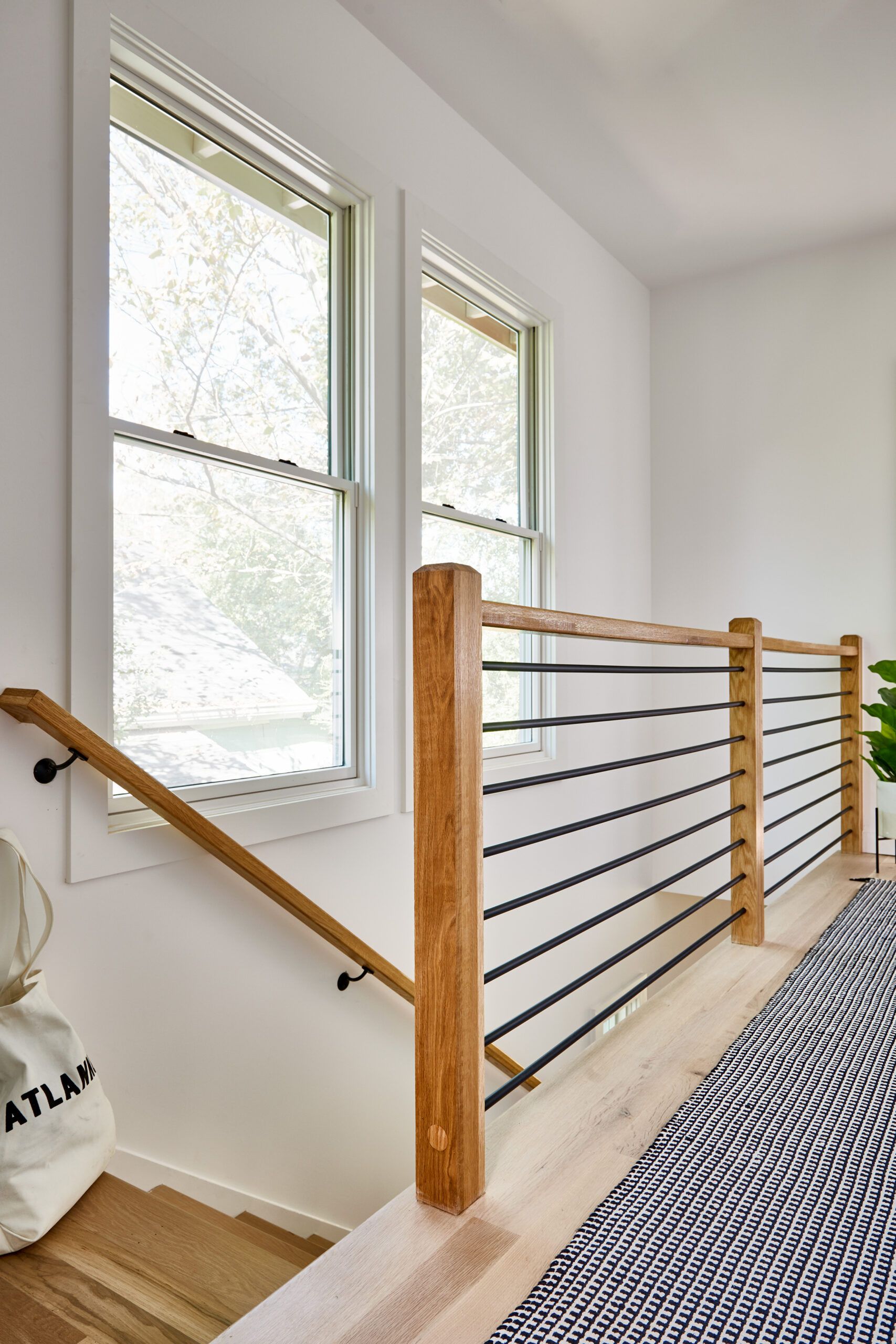 Staircase with modern features