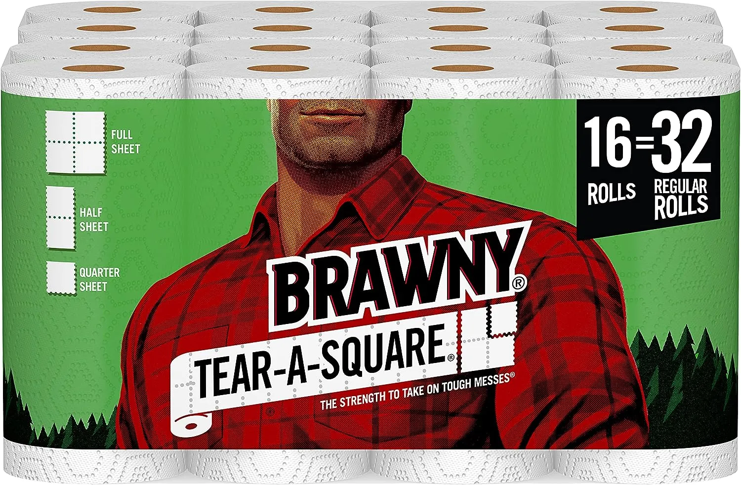 Brawny Tear-A-Square Logo
