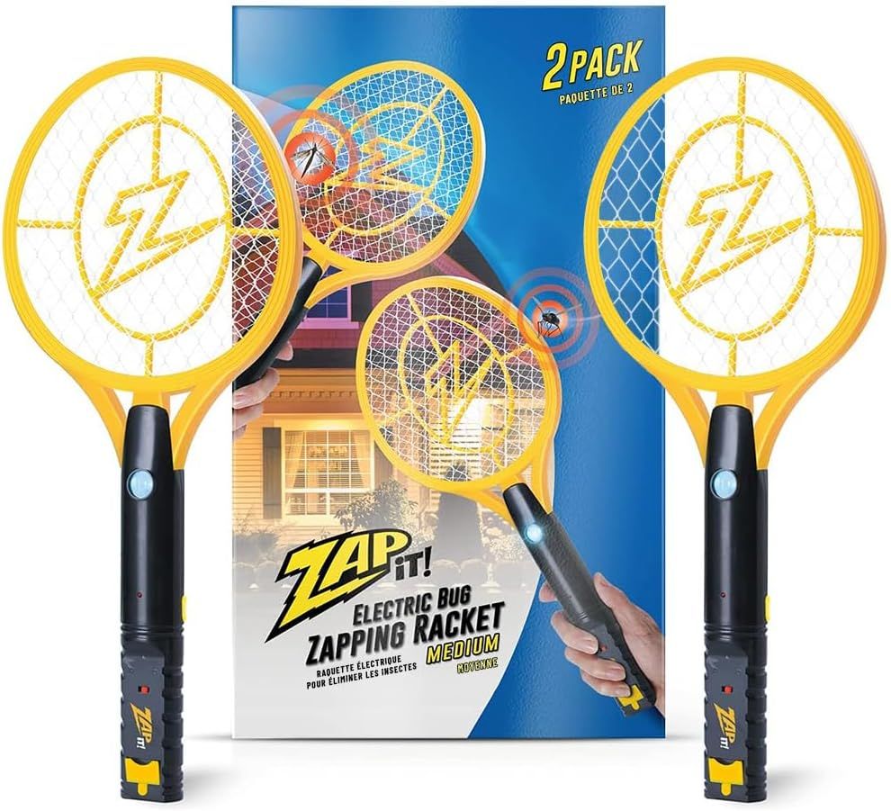 ZAP IT! Bug Zapper Racket Logo