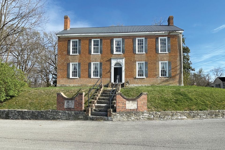 Front of old house