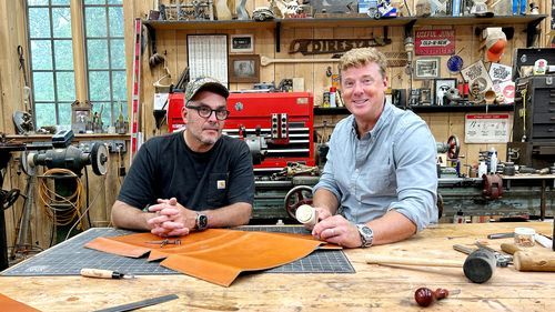 S22 E12: Jimmy DiResta and Kevin O'Connor build a leather tote