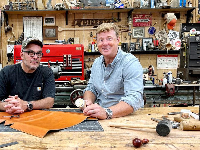 S22 E12: Jimmy DiResta and Kevin O'Connor build a leather tote