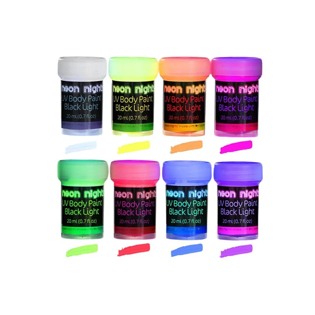 Neon Nights UV Body Paint Set Logo