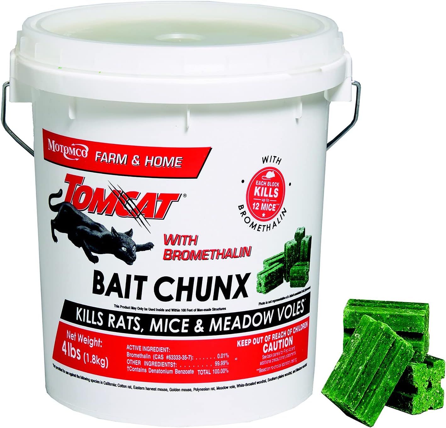 Tomcat Bait Chunx Pail Logo